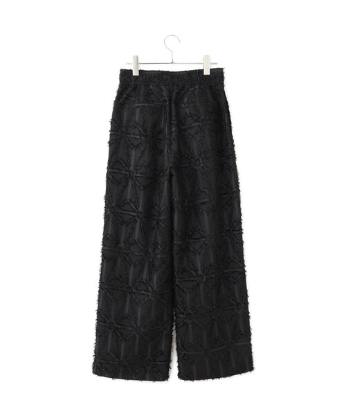 ADAM ET ROPE'(アダムエロペ)の「【WEB限定】フリンジジャガードパンツ(その他パンツ・レディース・ブラウン系その他/ブラック/ホワイト・36/38)」の17枚目の写真