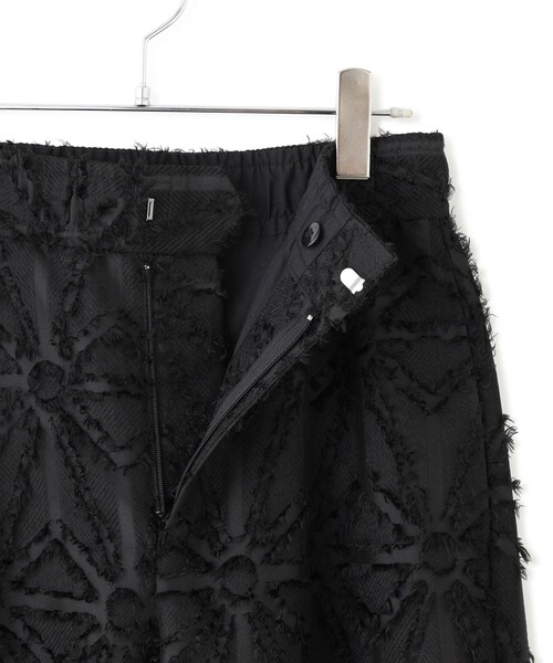 ADAM ET ROPE'(アダムエロペ)の「【WEB限定】フリンジジャガードパンツ(その他パンツ・レディース・ブラウン系その他/ブラック/ホワイト・36/38)」の19枚目の写真