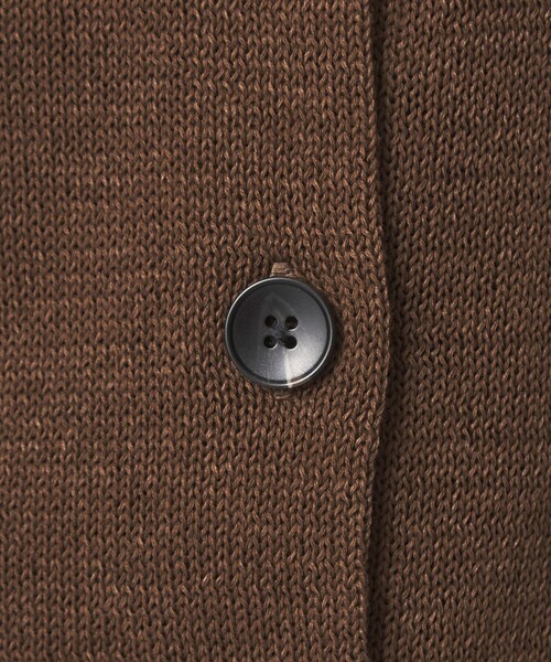 green label relaxing(グリーンレーベルリラクシング)の「ハーフスリーブ ニット カーディガン(カーディガン/ボレロ・レディース・ブラウン/ブラック・FREE)」の17枚目の写真