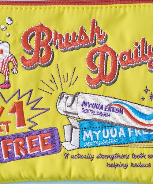 BIRTHDAY BAR(バースデイバー)の「【MYUUA】フラットポーチ(ポーチ・レディース・シルバー・0)」の6枚目の写真