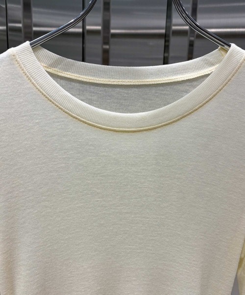 Narcissus(ナルシス)の「【Narcissus】STIN ME / シアー ロンT トップス 長袖(Tシャツ/カットソー・レディース・アイボリー/パープル・FREE)」の16枚目の写真