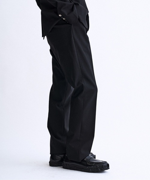 PHILTHEORY(フィルセオリー)の「overlay Slacks / オーバーレイスラックス(スラックス・メンズ・ブラック・1/3/2)」の4枚目の写真