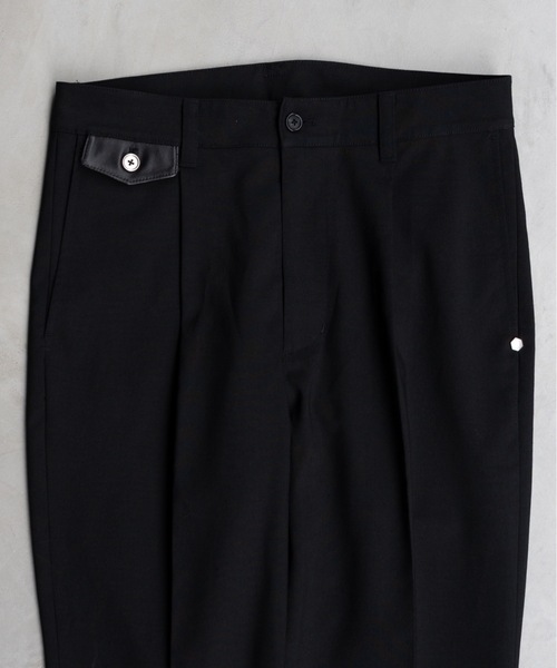 PHILTHEORY(フィルセオリー)の「overlay Slacks / オーバーレイスラックス(スラックス・メンズ・ブラック・1/3/2)」の7枚目の写真