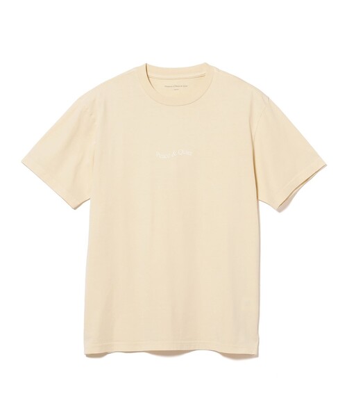 PEACE & QUIET(ピースアンドクワイエット)の「Museum of Peace & Quiet / Wordmark Tee(Tシャツ/カットソー・メンズ・ライトグレー・M/XL/L)」の1枚目の写真