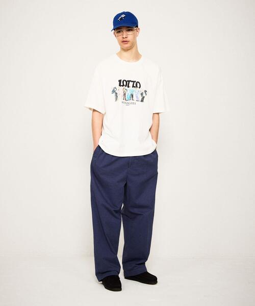 LOTTO(ロット)の「LOTTO K.TERADA MANAGERS T-SHIRTS 3(Tシャツ/カットソー・メンズ・ブラック/ホワイト・X-LARGE/MEDIUM/XX-LARGE/LARGE)」の1枚目の写真