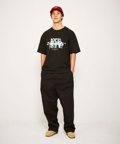 LOTTO(ロット)の「LOTTO K.TERADA MANAGERS T-SHIRTS 3(Tシャツ/カットソー・メンズ・ブラック/ホワイト・X-LARGE/MEDIUM/XX-LARGE/LARGE)」の2枚目の写真