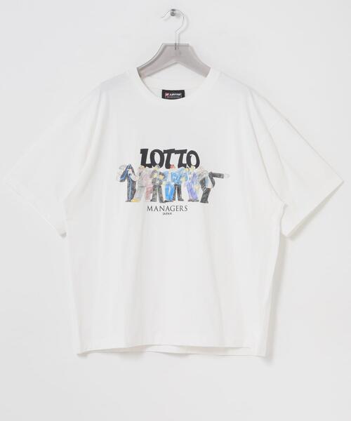 LOTTO(ロット)の「LOTTO K.TERADA MANAGERS T-SHIRTS 3(Tシャツ/カットソー・メンズ・ブラック/ホワイト・X-LARGE/MEDIUM/XX-LARGE/LARGE)」の4枚目の写真