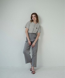 lawgy（ラウジー）の「flap frill straight silhouette pants / フラップフリルストレートシルエットパンツ（その他パンツ）」