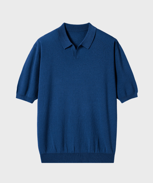Коллтэтч Harf Sleeve Reeve Color Knit — NIT_BLUE