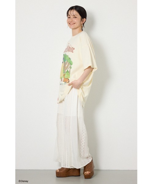 RODEO CROWNS WIDE BOWL（ロデオクラウンズワイドボウル）の「(PRINCESS)アソートビッグTシャツ（Tシャツ/カットソー・レディース・アイボリー/サックスブルー/ブラウン/ブラック・FREE）」の17枚目の写真