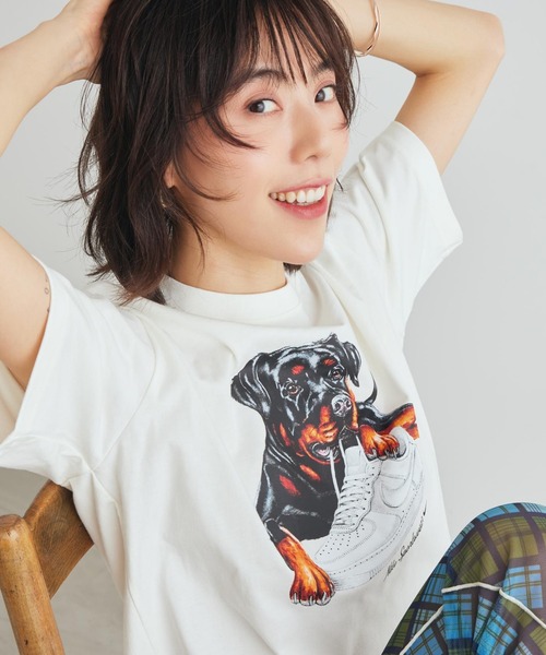 NIKE(ナイキ)の「ナイキ スポーツウェア クラシック ウィメンズ オーバーサイズド Tシャツ / Nike Sportswear Classic Women's Oversized T-Shirt IM6430-133 Sail(Tシャツ/カットソー・レディース・クリーム・S/L/M/XL/XS)」の6枚目の写真