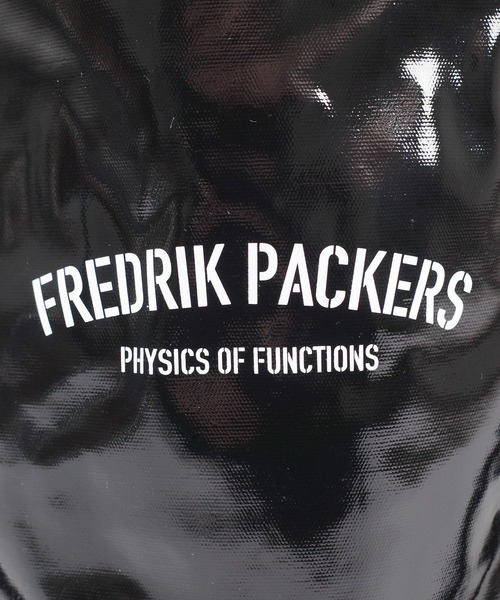 FREDRIK PACKERS(フレドリックパッカーズ)の「【FREDRIK PACKERS/フレドリックパッカーズ】#11 DUCK PVC UP HANDLE TOTE ダック ピーブイシー アップ ハンドル トートバッグ(トートバッグ・レディース・ブラック/ホワイト・FREE)」の7枚目の写真