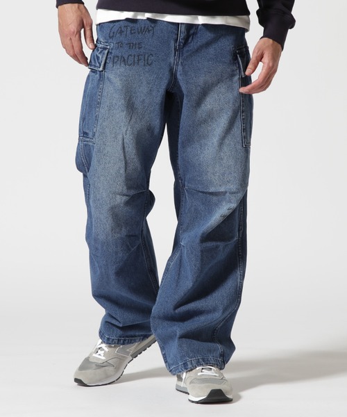 AVIREX(アヴィレックス)の「《WEB&DEPOT限定》M-65 FATIGUE PANTS CUSTOM / M-65 ファティーグ パンツ カスタム / AVIREX / アヴィレックス(カーゴパンツ・メンズ・インディゴブルー/オリーブ・XX-LARGE/X-LARGE/LARGE/MEDIUM/SMALL/X-SMALL)」の2枚目の写真