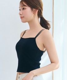 リブ フロントホック ブラトップ ノンワイヤー 超盛ブラ(R) 単品ブラジャー