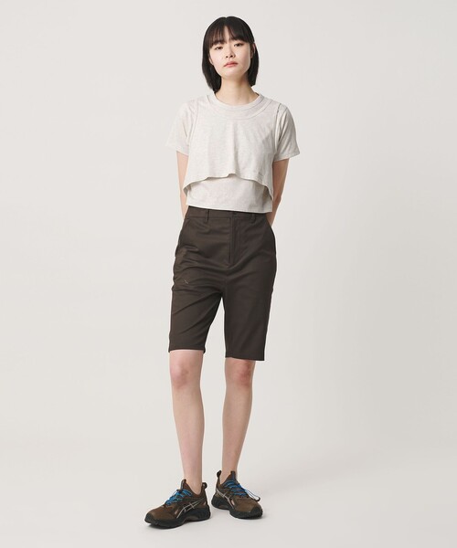 NICE WEATHER(ナイスウェザー)の「<NICE WEATHER>レイヤード Tシャツ(Tシャツ/カットソー・レディース・ナチュラル/クリーム・S/M)」の5枚目の写真