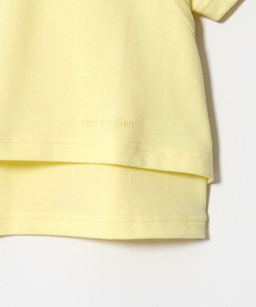 NICE WEATHER(ナイスウェザー)の「<NICE WEATHER>レイヤード Tシャツ(Tシャツ/カットソー・レディース・ナチュラル/クリーム・S/M)」の17枚目の写真
