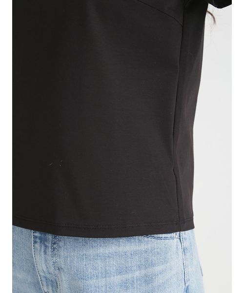 CELFORD（セルフォード）の「【洗える】フラワービジューTシャツ（Tシャツ/カットソー・レディース・オフホワイト/ブラック・F）」の9枚目の写真