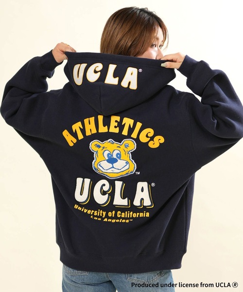 ANTIBAL(アンティバル)の「ANTIBAL/アンティバル 264AN2PK128 UCLA ZIPパーカー(パーカー・レディース・アッシュ/ネイビー/グレー・FREE)」の3枚目の写真