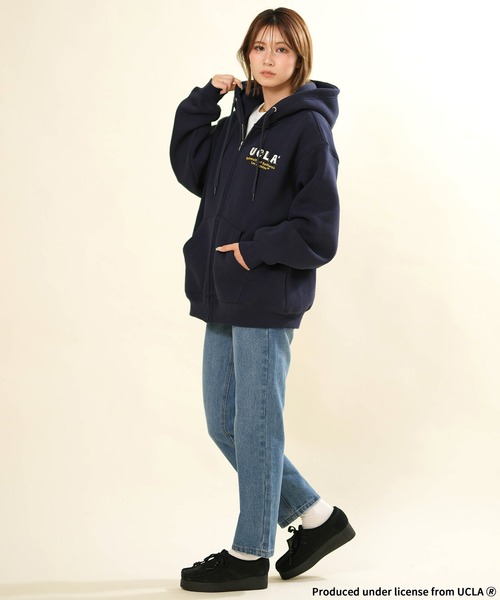 ANTIBAL(アンティバル)の「ANTIBAL/アンティバル 264AN2PK128 UCLA ZIPパーカー(パーカー・レディース・アッシュ/ネイビー/グレー・FREE)」の5枚目の写真