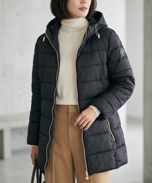 【\2026秋冬/】ファイバーダウン フード付き ミドル丈 ジャケット