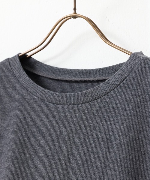 en CAnAF(エンカナフ)の「【大人可愛いシルエット】カットリブバルーンペプラムプルオーバー(Tシャツ/カットソー・レディース・ブラック/アイボリー/チャコールグレー/ブラック系1・フリー)」の22枚目の写真