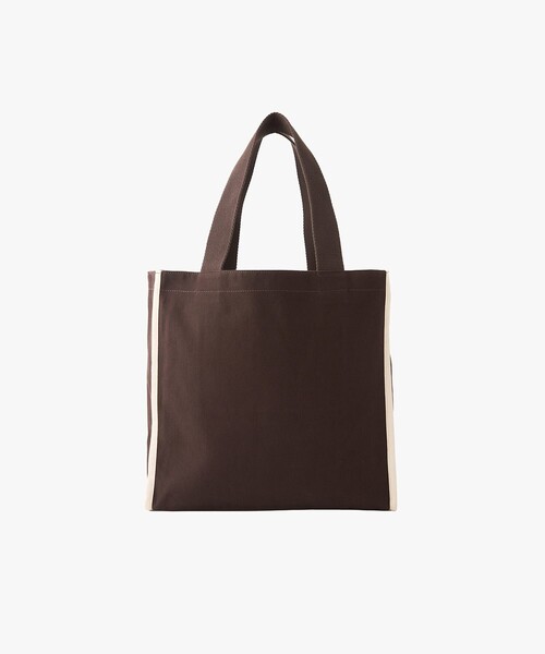 To b. by agnes b.(トゥービーバイアニエスベー)の「To b. by agnes b.× green label relaxing コットン パイピング トートバッグ(トートバッグ・レディース・ブラウン・FREE)」の2枚目の写真