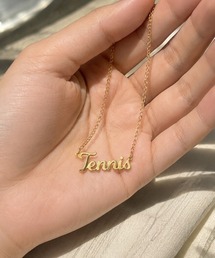 KIWI BUT SPORTY（キウィ バット スポーティー）の「Initial necklace (tennis)（ネックレス）」