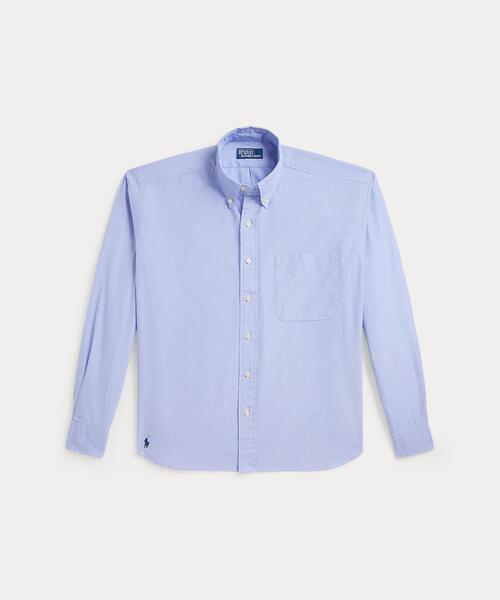 POLO RALPH LAUREN(ポロ ラルフ ローレン)の「エンドオンエンド ビッグ シャツ(シャツ/ブラウス・メンズ・ブルー・L/M/S/XL/XS)」の1枚目の写真