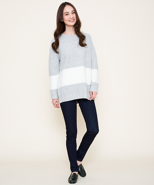 Moname（モナーム）の「■Moname   スキニーデニムパンツ   EMMA(エマ)/41161002（デニムパンツ・レディース・ダークインディゴブルー・26inch/23inch/24inch/25inch/27inch）」の18枚目の写真