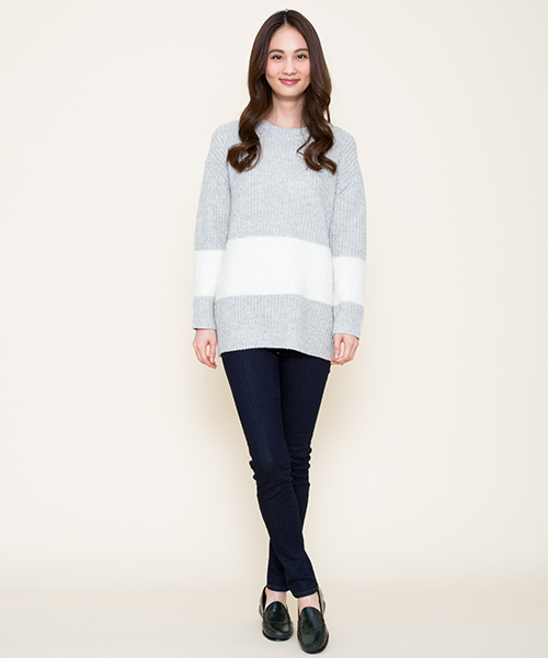 Moname（モナーム）の「■Moname   スキニーデニムパンツ   EMMA(エマ)/41161002（デニムパンツ・レディース・ダークインディゴブルー・26inch/23inch/24inch/25inch/27inch）」の21枚目の写真