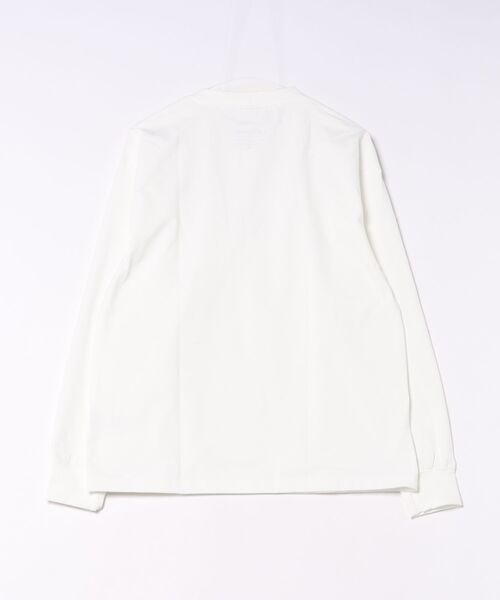 UNDERWRAPS(アンダーラップス)の「UVカット イージーケア ポケット付き 長袖Tシャツ ロンT(Tシャツ/カットソー・メンズ・ホワイト/ブラック・M/L/LL)」の3枚目の写真