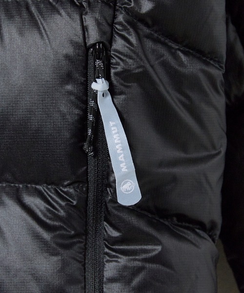Mammut（マムート）の「MAMMUT/マムート Gravity Zip-In Jacket AF グラビティ ジップイン ジャケット アジアンフィット 撥水 軽量 パッカブル ダブルジップ メンズ レディース 2026年 秋 秋服 冬 冬服（ダウンジャケット/コート・メンズ・ブラック・M/L）」の7枚目の写真
