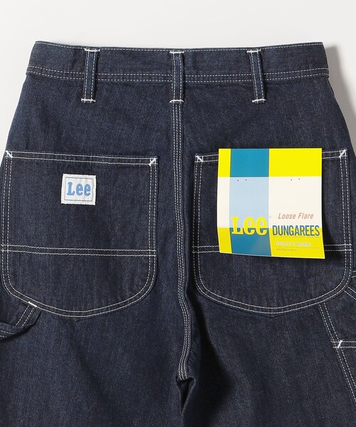 Lee(リー)の「Lee:〈洗濯機可能〉ルーズ フレア ペインター デニム パンツ(デニムパンツ・レディース・ブルー/ネイビー・SMALL/MEDIUM)」の7枚目の写真