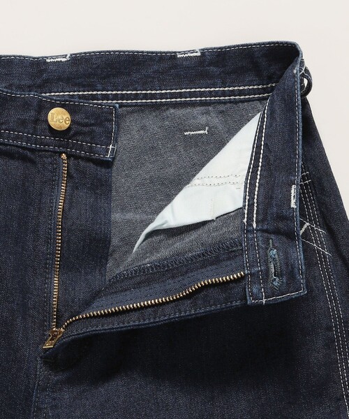 Lee(リー)の「Lee:〈洗濯機可能〉ルーズ フレア ペインター デニム パンツ(デニムパンツ・レディース・ブルー/ネイビー・SMALL/MEDIUM)」の8枚目の写真