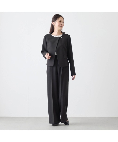 StyleNote(スタイルノート)の「3点セットデザインジャケット+パンツ【入卒・通勤】(丈が選べる)(セットアップ・レディース・ブラック・LL2/L2/L1/M2/M1/S2/S1)」の5枚目の写真