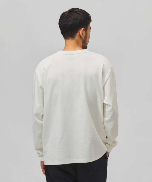 NEW BALANCE(ニューバランス)の「【別注】ニューバランス New Balance リラックスロングスリーブTシャツシューパッチ 限定コラボ(Tシャツ/カットソー・メンズ・ネイビー・LL/S/M)」の7枚目の写真