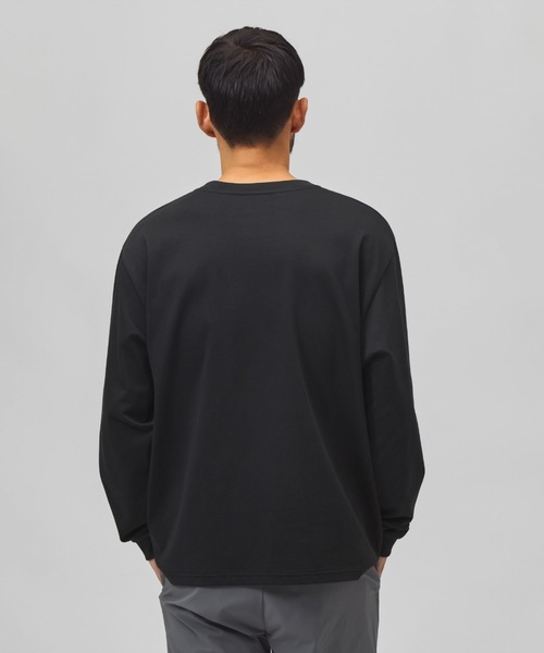 NEW BALANCE(ニューバランス)の「【別注】ニューバランス New Balance リラックスロングスリーブTシャツシューパッチ 限定コラボ(Tシャツ/カットソー・メンズ・ネイビー・LL/S/M)」の9枚目の写真