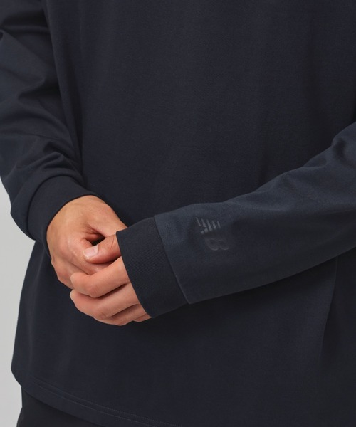NEW BALANCE(ニューバランス)の「【別注】ニューバランス New Balance リラックスロングスリーブTシャツシューパッチ 限定コラボ(Tシャツ/カットソー・メンズ・ネイビー・LL/S/M)」の6枚目の写真