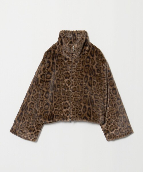 She is-.(シーイズ)の「【別注】<She is-.>フェイクファー ジャケット(その他アウター・レディース・その他1/ブラウン系・FREE)」の1枚目の写真