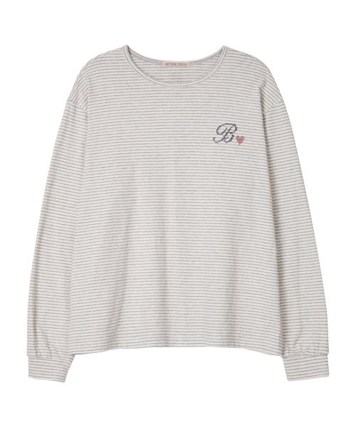 BITTER CELLS(ビターセルズ)の「オーバーサイズチャーリーエスティT-アイボリー(Tシャツ/カットソー・レディース・アイボリー・FREE)」の2枚目の写真