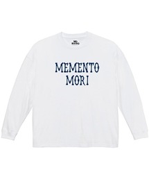NOBOUND(ノーバウンド) 長袖Tシャツ メッセージ ボーンロゴ プリント ビッグシルエット ロンT トップス メンズ ユニセックス