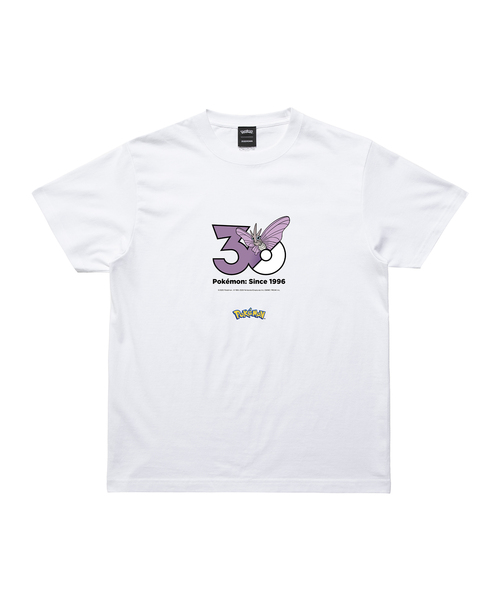 ZOZOSPOT(ゾゾスポット)の「Pokemon 30th Anniversary 1025 T-shirt 「モルフォン」(Tシャツ/カットソー・レディース・ホワイト・SMALL/MEDIUM/LARGE/X-LARGE/XX-LARGE/XXX-LARGE/100cm/110cm/120cm/130cm/140cm/150cm/160cm)」の1枚目の写真