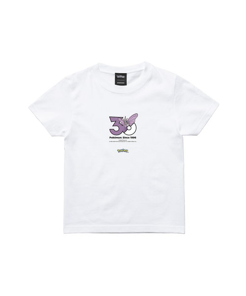 ZOZOSPOT(ゾゾスポット)の「Pokemon 30th Anniversary 1025 T-shirt 「モルフォン」(Tシャツ/カットソー・レディース・ホワイト・SMALL/MEDIUM/LARGE/X-LARGE/XX-LARGE/XXX-LARGE/100cm/110cm/120cm/130cm/140cm/150cm/160cm)」の2枚目の写真