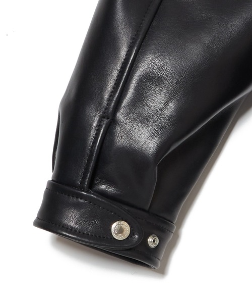 CRIMIE(クライミー)の「MELTON COMBINATION LEATHER SLEEVE SPORTS JACKET(ブルゾン・メンズ・ブラック・XXL/XL/L/M/S)」の11枚目の写真