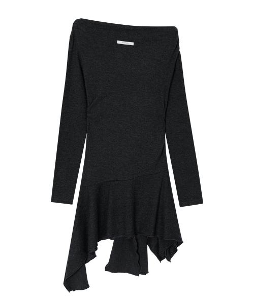 UGLY SHADOW(アグリーシャドウ)の「ルシッドボートロングT(チャコール)(Tシャツ/カットソー・レディース・その他・SMALL/MEDIUM)」の2枚目の写真