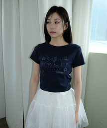 Birthday Kiri Top_Navy