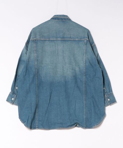 Tiara（ティアラ）の「【HEALTHY DENIM/ヘルシーデニム】Almond（シャツ/ブラウス・レディース・ブルー/インディゴブルー・FREE）」の3枚目の写真