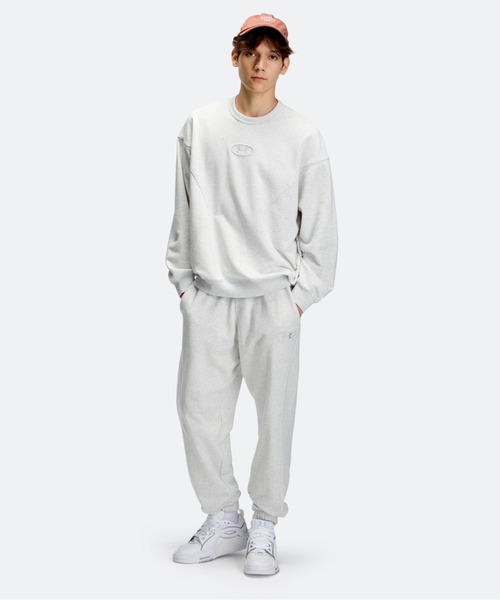 UNDER ARMOUR（アンダーアーマー）の「アンダーアーマー UNDER ARMOUR UAエッセンシャル テリー パッチ クルー（スウェット・メンズ・ライトグレー/ブラック・S/L/LL/3L）」の4枚目の写真