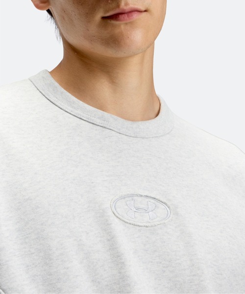 UNDER ARMOUR（アンダーアーマー）の「アンダーアーマー UNDER ARMOUR UAエッセンシャル テリー パッチ クルー（スウェット・メンズ・ライトグレー/ブラック・S/L/LL/3L）」の5枚目の写真
