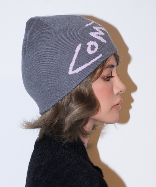 Logo jacquard beanie（ニットキャップ/ビーニー）｜Vipoa（ヴィポア